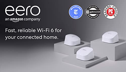 eero 6 Mesh Wi-Fi System | Alexa Compatible 100 Deals