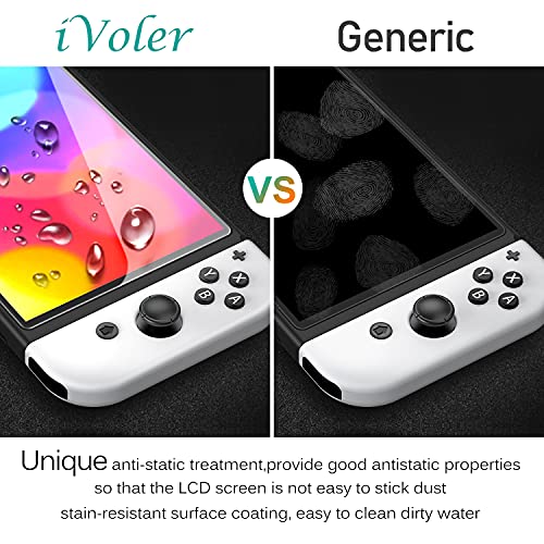 iVoler Tempered Glass Screen Protector for Switch OLED 100 Deals