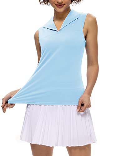 Women's UPF 50+ Sleeveless Polo Shirts Amazon Apparel JACK SMITH