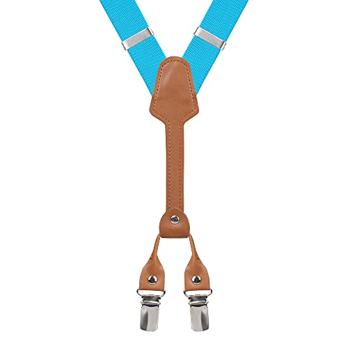 Brand Women's Aqua Y-Back 4-Clip Suspenders Action Ward Amazon Apparel Suspenders