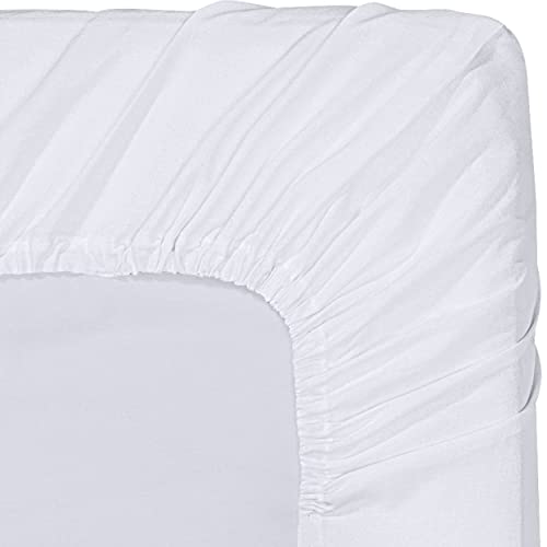 Utopia Bedding Queen Fitted Sheet - White