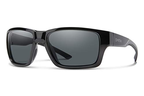 Dim Gray Smith Outback Sunglasses, Black/Gray, one Size