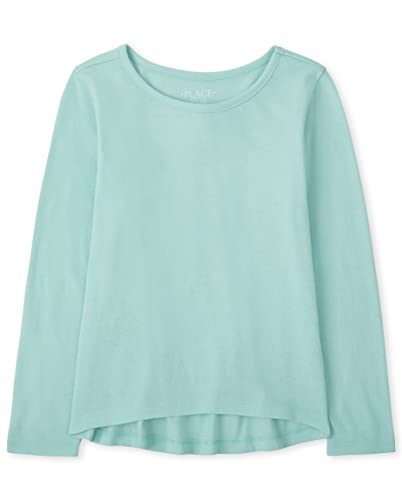 The Children's Place Girls' High Low Basic Layering Tee, Eggshell Blue, X-Large | Physical | Amazon, Apparel, Tees, The Children's Place | The Children's Place