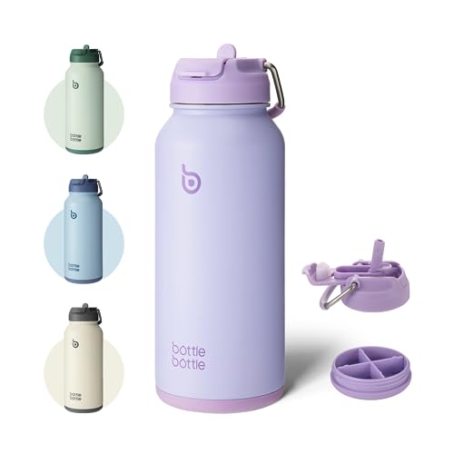 Sport Water Bottle with Straw and Lid Amazon BOTTLE BOTTLE Home Sports Water Bottles