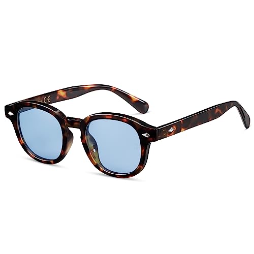 SHEEN KELLY Vintage Round Sunglasses Women Johnny Depp Style Colorful Summer Eyewear See Through Tinted Lens Pirate Captain | Physical | Amazon, SHEEN KELLY, Shoes | SHEEN KELLY