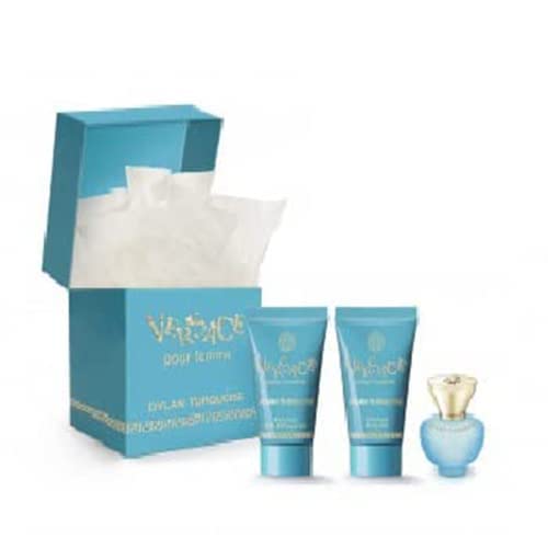 Versace Dylan Turquoise Mini Perfume Trio Set Amazon Beauty fragrance perfume scent Sets Versace
