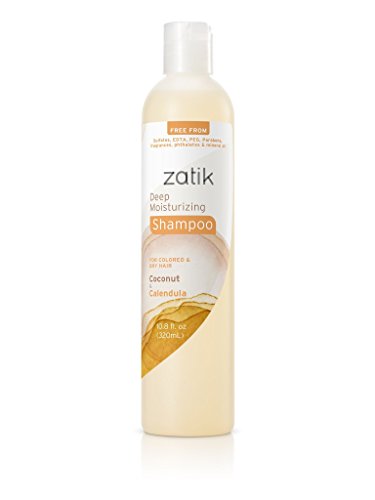 Zatik Naturals Moisturizing Shampoo for Colored Hair Amazon Beauty Shampoos Zatik