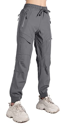 Singbring Women's Hiking Cargo Joggers - Grey Amazon Apparel Outdoor Recreation Features Singbring