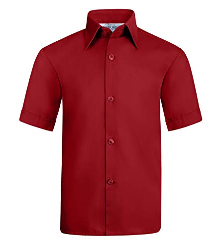 Red Boy's Button Down Shirt, Short Sleeve, Size 4T | Physical | Amazon, Apparel, Button-Down Shirts, S.H. Churchill & Co. | S.H. Churchill & Co.