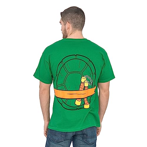 TMNT Michelangelo Costume Green T-Shirt with Mask