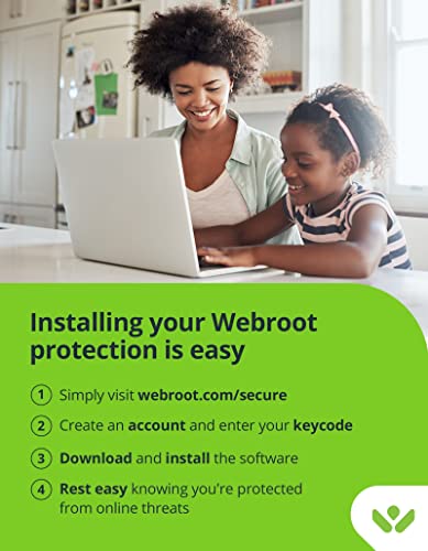 Webroot Antivirus 2023 | 3 Devices | PC/Mac Amazon Antivirus Digital Software Webroot