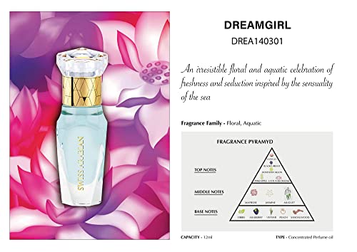 Swiss Arabian Dream Girl Luxury Perfume Oil Amazon Beauty Eau de Parfum Swiss Arabian