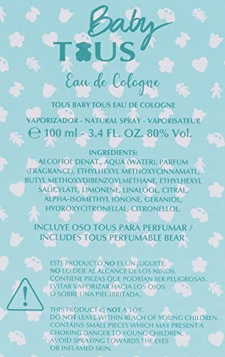 Tous Baby Women's Cologne Spray, 3.4 oz Amazon Cologne Drugstore EDP EDT fragrance parfum parfume perfume scent TOUS