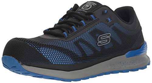 Skechers Men's Bulkin Industrial Shoe, Blue, 7 | Physical | Amazon, Shoes, Skechers | Skechers
