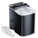 Portable Countertop Ice Maker Machine - Zvoutte Self-Cleaning Countertop Ice Makers with Ice Scoop and Basket, 9 Cubes in 8-10 mins, 26 lbs/24 Hours, for Home/Kitchen/Bar/Office/Camping (Black) | Physical | Amazon, Ice Makers, Major Appliances, ZVOUTTE | ZVOUTTE