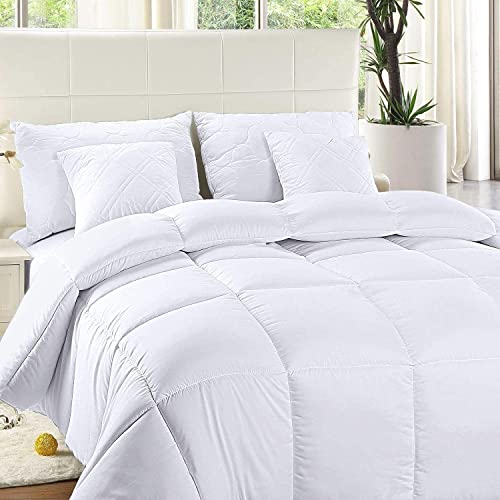 Utopia Bedding Quilted Comforter - Box Stitched Amazon Duvets & Down Comforters Home Utopia Bedding