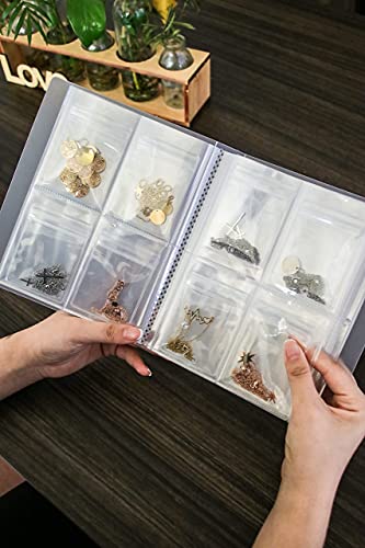 XINBADA Jewelry Earring Organizer Storage Book