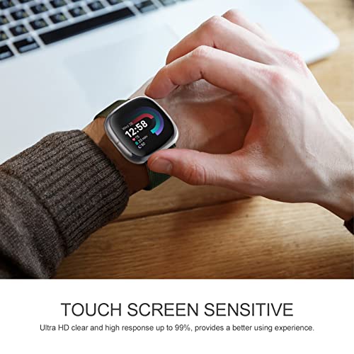 Witzon Fitbit Versa 4 Case Screen Protector