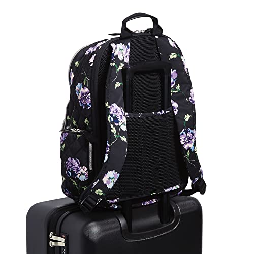 Vera Bradley Commuter Backpack, Plum Pansies, One Size