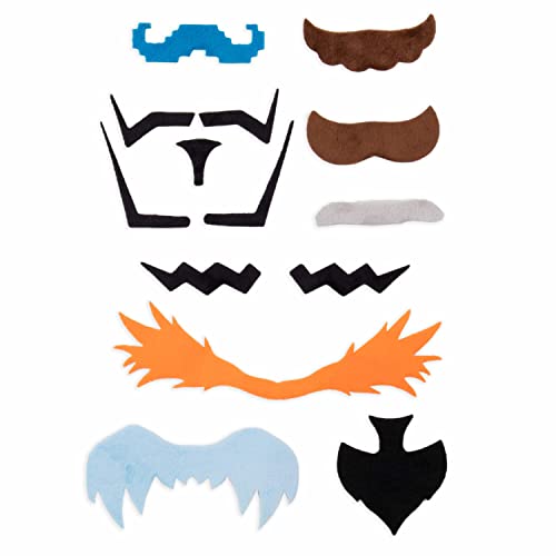 Super Moustachio Bros Gamer Mustaches for Cosplay Amazon Facial Hair Mr. Moustachio Toy