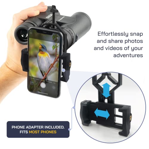 Smithsonian Adult Bird Watching Binoculars with Phone Adapter Amazon Binoculars Camera Omano optics outdoors