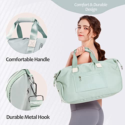 Sports Gym Bag for Women, Green Amazon Eunzel Luggage Sports Duffels