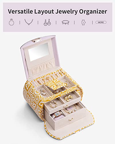 Vlando Princess Style Jewelry Box Organizer