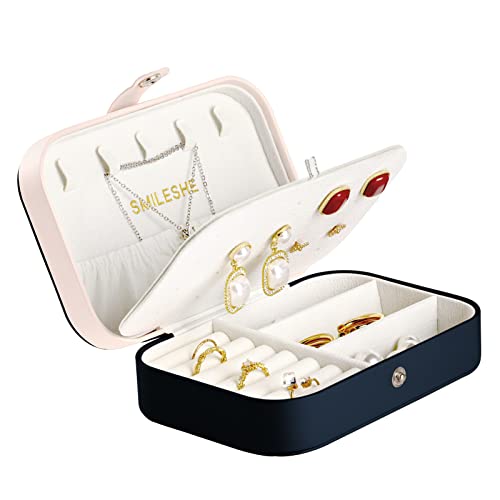 Smileshe Jewelry Box: Portable Travel Organizer Amazon Home Jewelry Boxes Smileshe