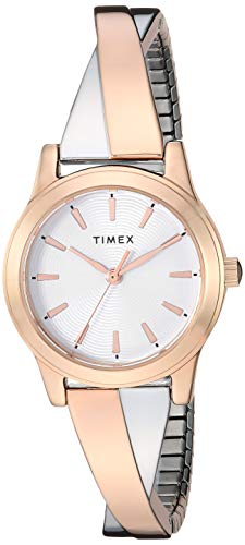 Timex Women's Rose Gold-Tone Expansion Band Watch Amazon Timex Watch Wrist Watches
