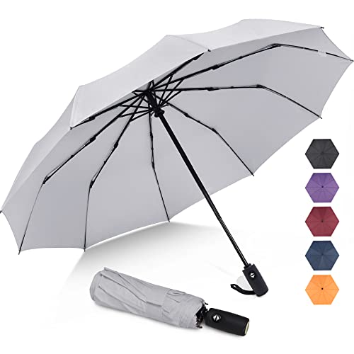 ZOMAKE Windproof Folding Travel Umbrella - Compact Amazon Folding Umbrellas Luggage ZOMAKE
