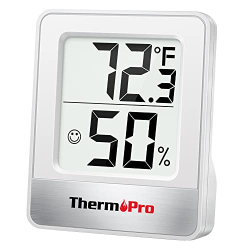 ThermoPro TP49 Mini Room Thermometer Humidity Meter Amazon Hygrometers Lawn & Patio ThermoPro