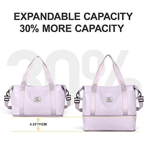 Travel Chic Waterproof Weekender Duffel Bag for Women Amazon Luggage Travel Duffels WONHOX