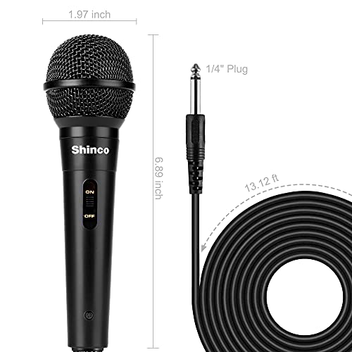 Shinco Handheld Wired Microphone for Speakers and Karaoke Amazon Electronics Shinco Vocal
