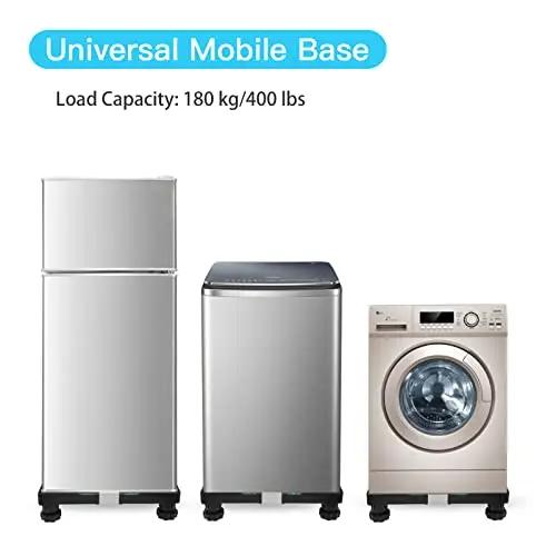 Universal Multi-Functional Stand Base, Black Color Amazon Major Appliances Nefish Stacked Washer & Dryer Units