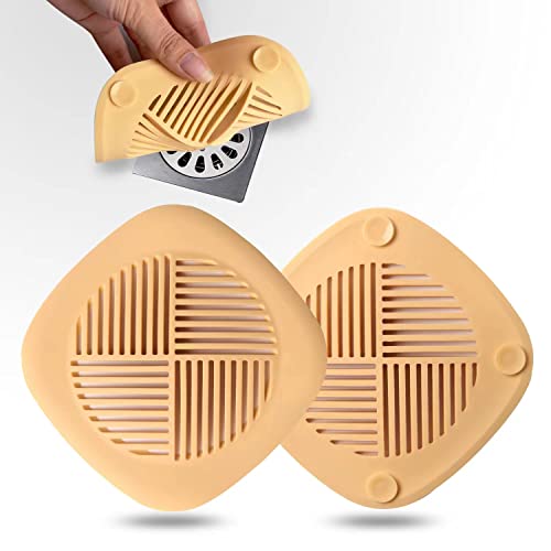 Silicone Hair Catcher Drain Plug (2 Pack) Amazon Couidl Drain Strainers Home Improvement