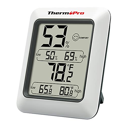 ThermoPro TP50 Indoor Digital Thermometer and Hygrometer Amazon Kitchen & Dining Features Lawn & Patio ThermoPro