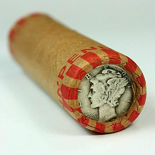 Vintage Wheat Penny Roll with Silver Dime Amazon Coin Tycoon Individual Coins Toy