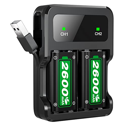 Ukor 2600mAh Rechargeable Battery Packs for Xbox Accessory Kits Amazon Electronics Ukor