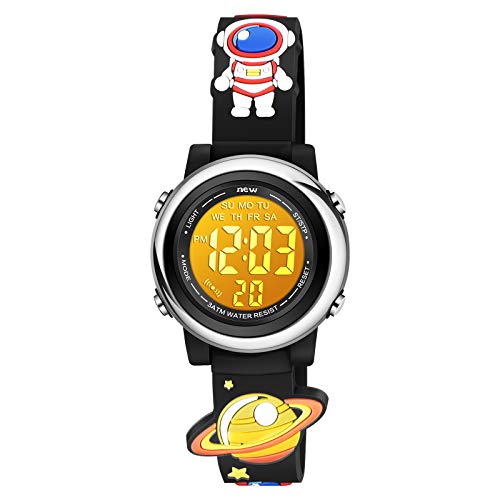 Venhoo Kids Astronaut Silicone Wristwatch - Waterproof Amazon Venhoo Watch Wrist Watches
