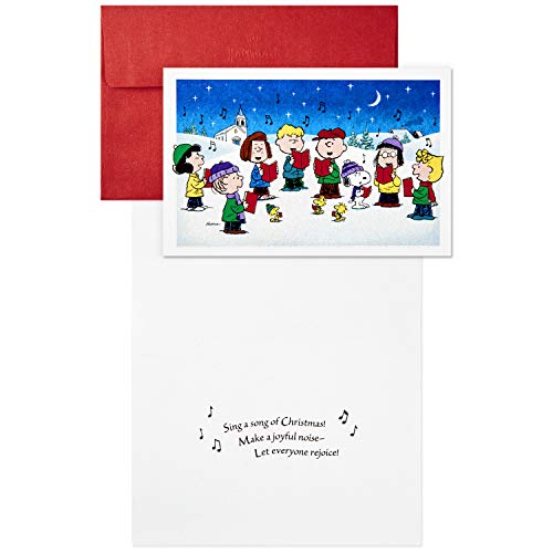 Hallmark Boxed Christmas Cards, Peanuts Gang (40 Cards with Envelopes), 1XPX2803