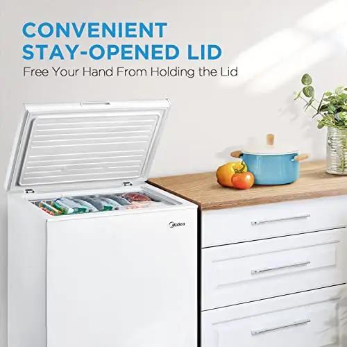 Brand: White 7.0 cu ft Chest Freezer: Efficient Storage Amazon Chest Freezers Major Appliances Midea