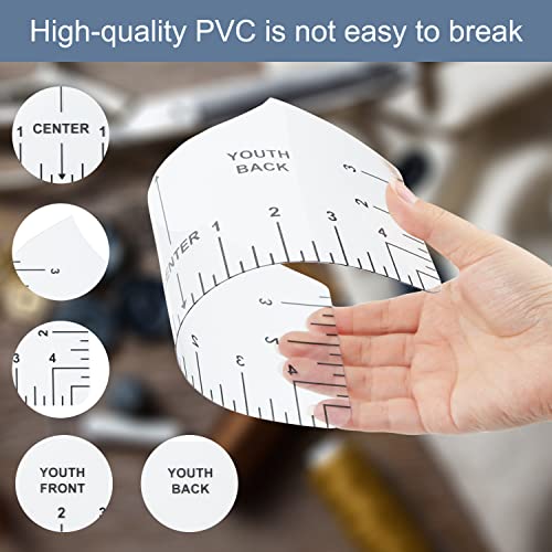 Transparent PVC Ruler Set Amazon Rulers tietoc Tools