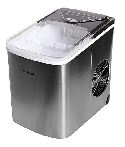 Stainless Steel Countertop Ice Maker - Produces 26lbs of Ice Daily Frigidaire
