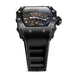 Tonneau Skeleton Automatic Watch for Men White/Gold Amazon SysFla Watch Wrist Watches