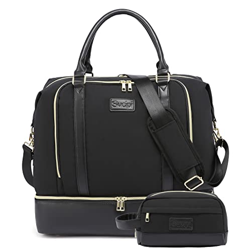 Sucipi Women's Weekender Duffel Bag with Laptop Compartment Amazon Luggage Sucipi Travel Duffels
