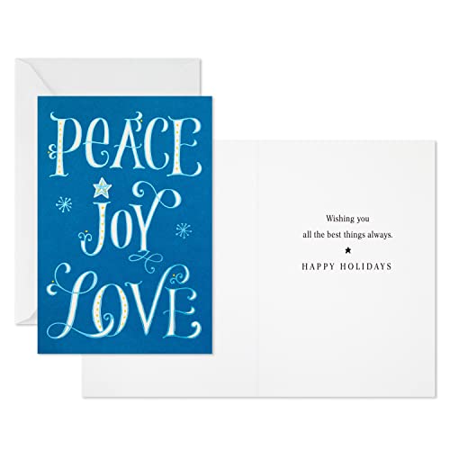 Hallmark Holiday Cards, All the Best Things (6 Cards with Envelopes)