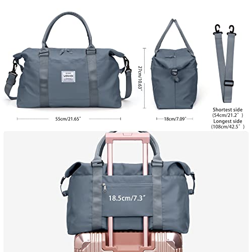 Women's Jewel Blue Travel Duffel Bag