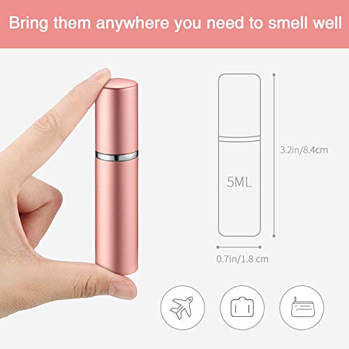 Travel perfume bottle with refill pump Amazon Boao Home Refillable Containers