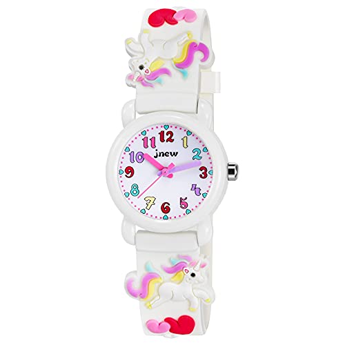 Venhoo Kids Watches 3D Cute Waterproof Silicone Children Toddler Wrist Watch Unicorn Gifts for Girls Little Child-White | Physical | Amazon, Venhoo, Watch, Wrist Watches | Venhoo