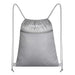 Silver Drawstring Backpack for Men and Women Amazon Draw blank Drawstring Bags Luggage